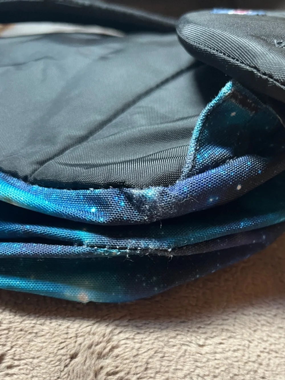 Jansport Vintage Big Student Blue Galaxy Print Backpack